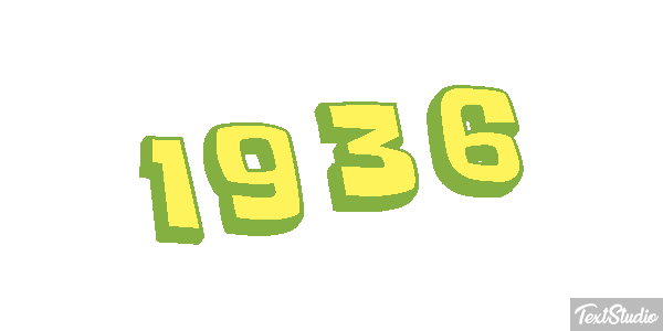 1936 Efecto de texto