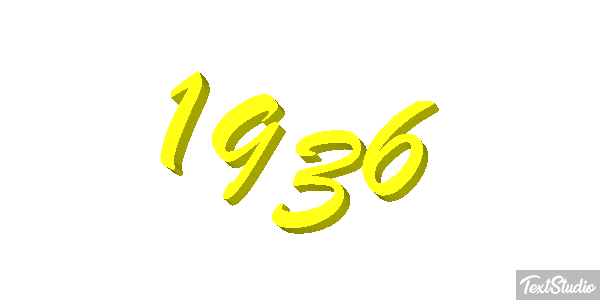 1936 Efecto de texto