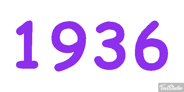 1936 Efecto de texto