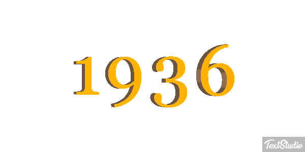 1936 Efecto de texto