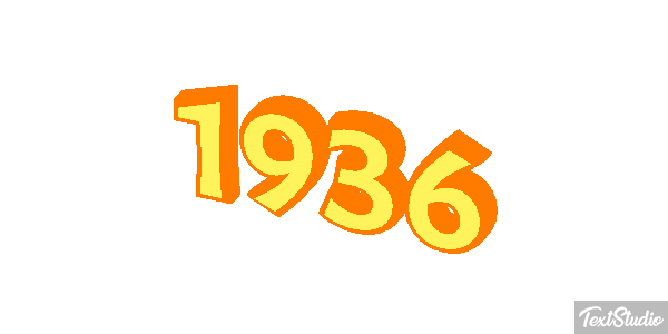 1936 Efecto de texto