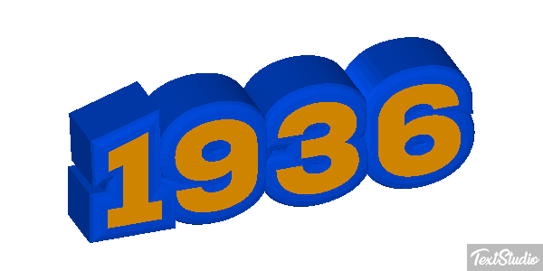 1936 Efecto de texto