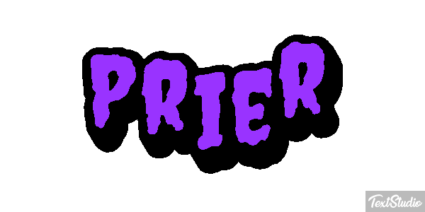 Prier Effet de texte