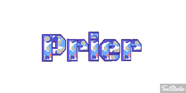 Prier Effet de texte