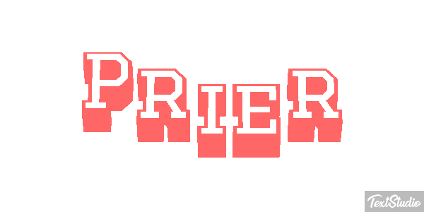 Prier Effet de texte