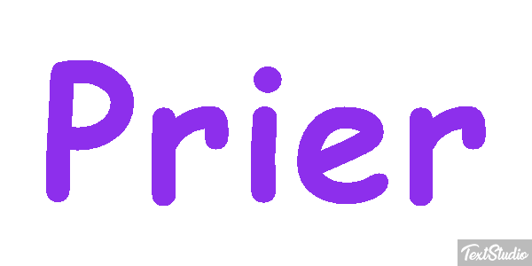Prier Effet de texte