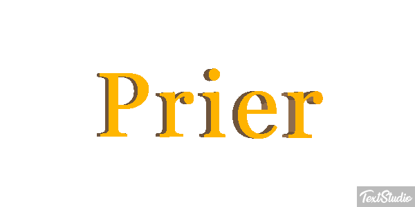 Prier Effet de texte