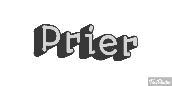 Prier Effet de texte
