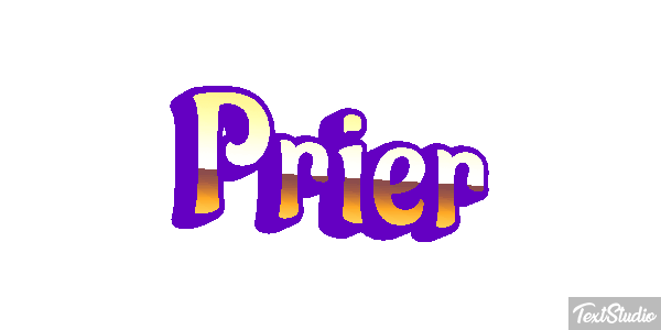Prier Effet de texte