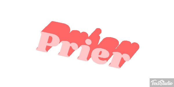 Prier Effet de texte
