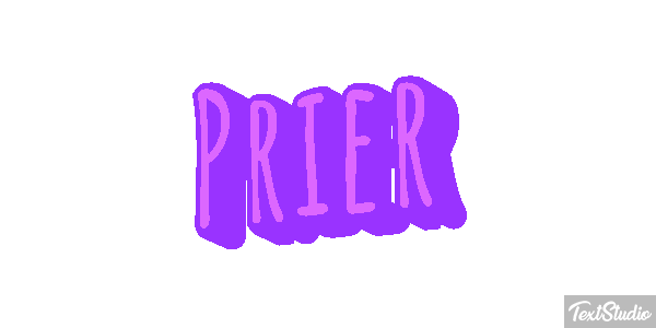Prier Effet de texte