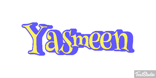 Yasmeen Text effect