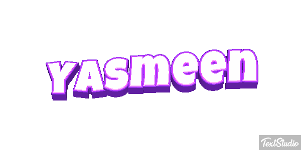 Yasmeen Text effect