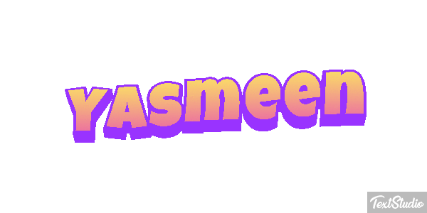 Yasmeen Text effect