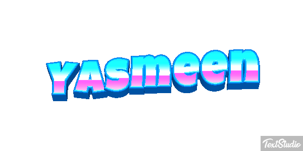 Yasmeen Text effect
