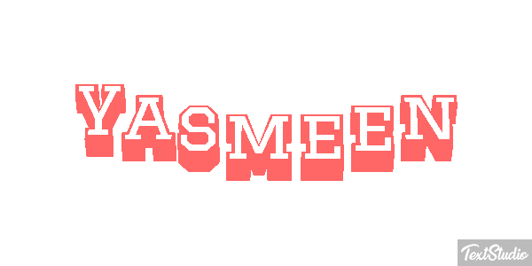 Yasmeen Text effect