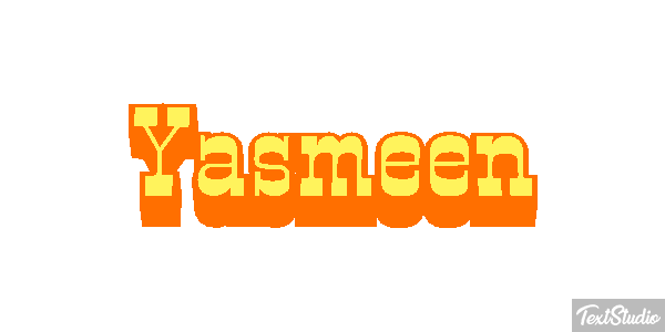 Yasmeen Text effect
