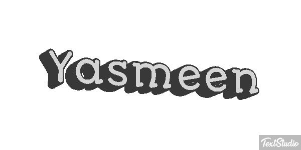 Yasmeen Text effect