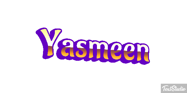 Yasmeen Text effect