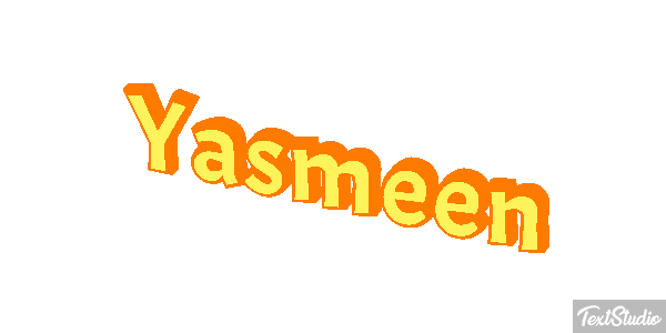 Yasmeen Text effect