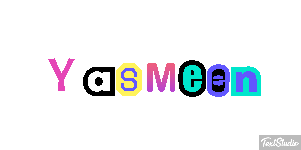 Yasmeen Text effect