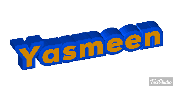 Yasmeen Text effect
