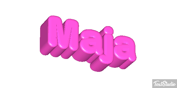 Maja Tekst effect