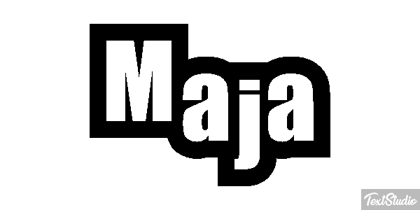 Maja Tekst effect