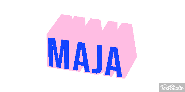Maja Tekst effect