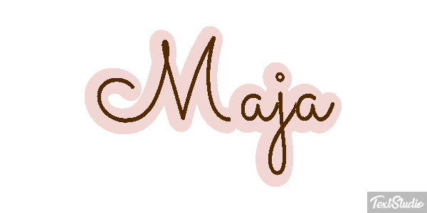 Maja Tekst effect
