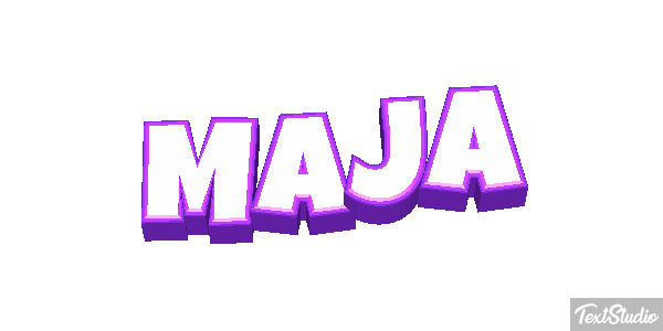 Maja Tekst effect