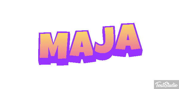 Maja Tekst effect