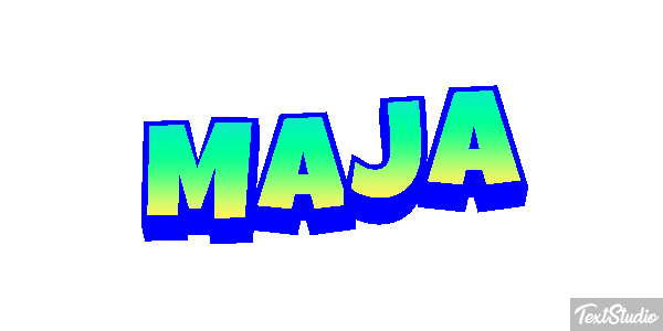 Maja Tekst effect