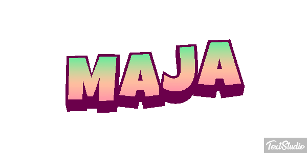 Maja Tekst effect