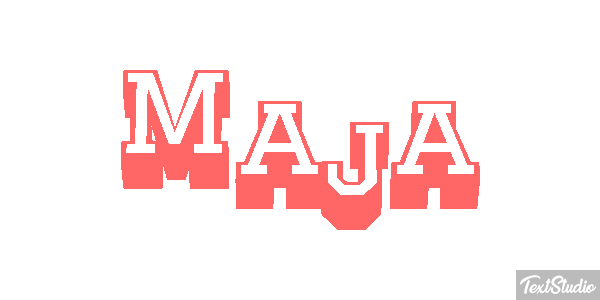 Maja Tekst effect