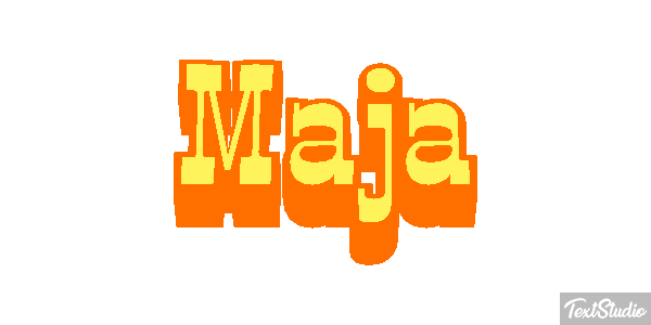 Maja Tekst effect
