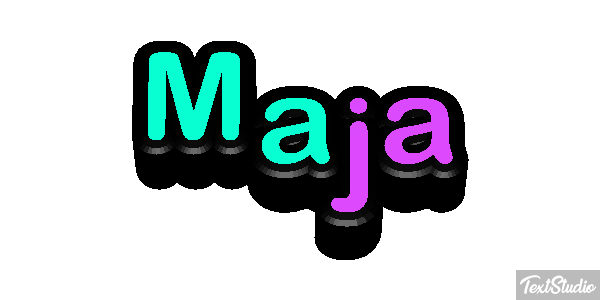 Maja Tekst effect
