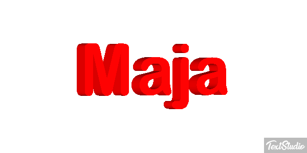 Maja Tekst effect