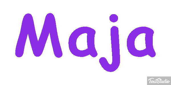 Maja Tekst effect