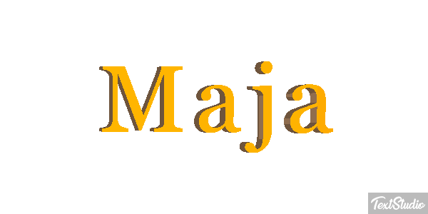 Maja Tekst effect