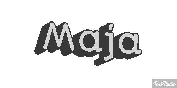 Maja Tekst effect