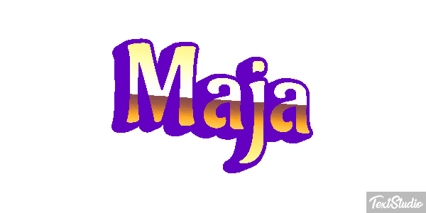 Maja Tekst effect