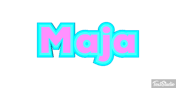 Maja Tekst effect