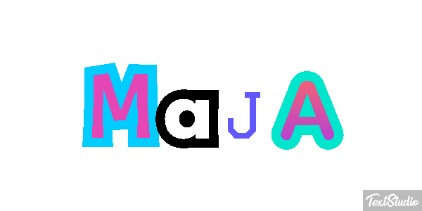 Maja Tekst effect