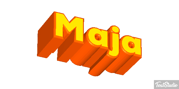 Maja Tekst effect