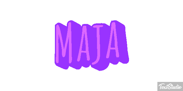 Maja Tekst effect