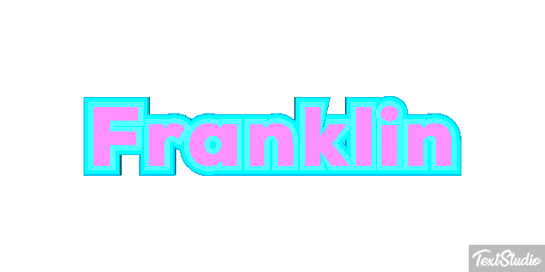 Franklin Text effect