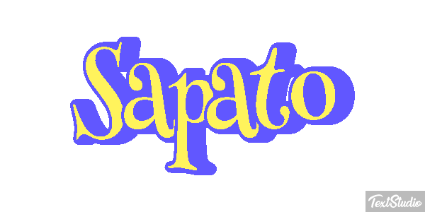 Sapato Текстовый эффект