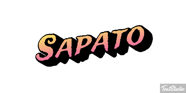 Sapato Текстовый эффект