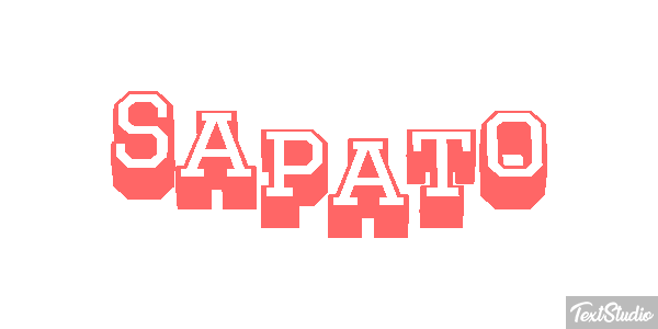 Sapato Текстовый эффект